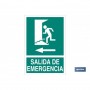 ▷ Señal salida de emergencia izquierda luminiscente | Ferreidea