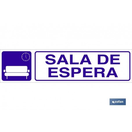 ▷ Cartel Sala de espera | Ferreidea