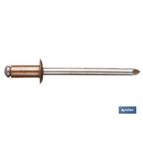 ▷ Remaches Cobre - Acero Cabeza Alomada | Ferreidea
