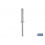 ▷ Remaches Aluminio Ranurado Cabeza Alomada | Ferreidea