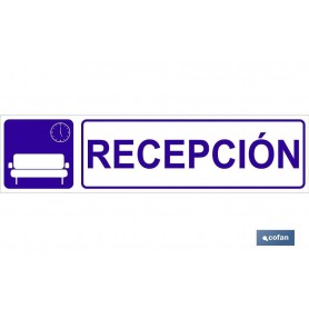 ▷ Cartel Recepción adhesivo | Ferreidea