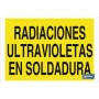 ▷ Cartel Radiaciones ultravioletas en soldadura | Ferreidea