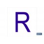 ▷ Cartel R Letra en glasspack | Ferreidea