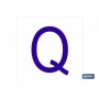 ▷ Cartel Q Letra en glasspack | Ferreidea