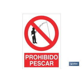 ▷ Señal Prohibido pescar | Ferreidea