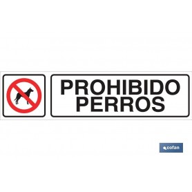 ▷ Cartel Prohibido perros | Ferreidea