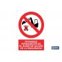 ▷ Cartel Prohibido permanecer en el radio de acción de la maquinaria | Ferreidea