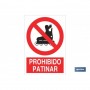 ▷ Cartel Prohibido patinar | Ferreidea