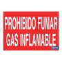 ▷ Cartel Prohibido fumar gas inflamable | Ferreidea