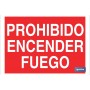 ▷ Cartel Prohibido encender fuego Color Rojo | Ferreidea