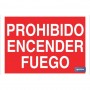 ▷ Cartel Prohibido encender fuego Color Rojo | Ferreidea