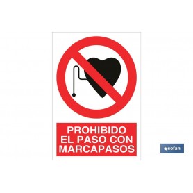 ▷ Señal Prohibido el paso con marcapasos | Ferreidea