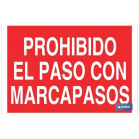 ▷ Cartel Prohibido el paso con marcapasos | Ferreidea