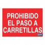 ▷ Cartel Prohibido el paso a carretillas | Ferreidea