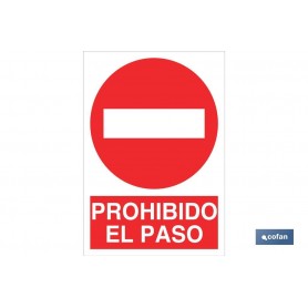 ▷ Señal Prohibido el Paso | Ferreidea