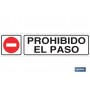 ▷ Cartel Prohibido el Paso | Ferreidea