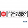 ▷ Cartel Prohibido el Paso | Ferreidea