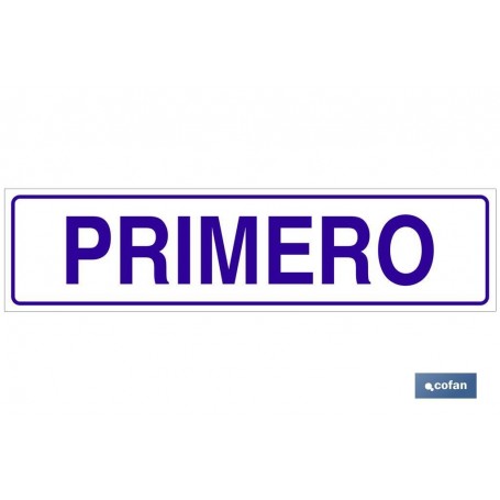 ▷ Cartel Primero | Ferreidea