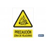 ▷ Señal Precaución zona de voladuras | Ferreidea