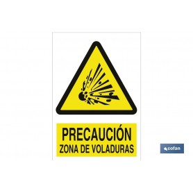 ▷ Señal Precaución zona de voladuras | Ferreidea