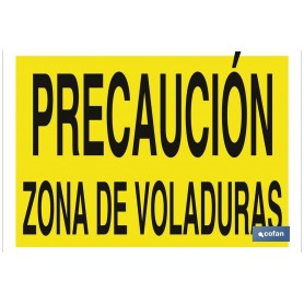 ▷ Cartel Precaución zona de voladuras | Ferreidea