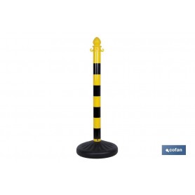 ▷ Poste con Base "Amarillo/Negro" | Ferreidea