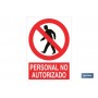 ▷ Señal Personal no autorizado | Ferreidea