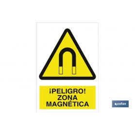 ▷ Señal ¡Peligro! zona magnética | Ferreidea