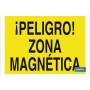 ▷ Cartel ¡Peligro! zona magnética | Ferreidea