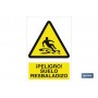 ▷ Señal ¡Peligro! suelo resbaladizo | Ferreidea