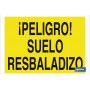 ▷ Cartel ¡Peligro! suelo resbaladizo | Ferreidea