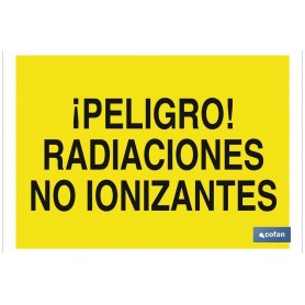 ▷ Cartel ¡Peligro! radiaciones no ionizantes | Ferreidea