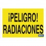 ▷ Cartel ¡Peligro! radiaciones con Texto | Ferreidea