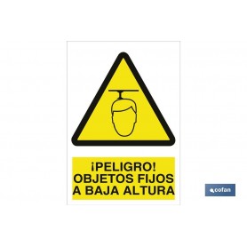 ▷ Señal ¡Peligro! objetos fijos a baja altura | Ferreidea