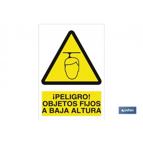 ▷ Señal ¡Peligro! objetos fijos a baja altura | Ferreidea