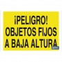 ▷ Cartel ¡Peligro! objetos fijos a baja altura | Ferreidea