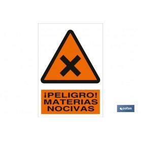 ▷ Señal ¡Peligro! materias nocivas | Ferreidea