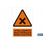 ▷ Señal ¡Peligro! materias irritantes | Ferreidea
