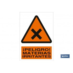 ▷ Señal ¡Peligro! materias irritantes | Ferreidea