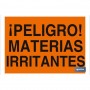 ▷ Cartel ¡Peligro! materias irritantes | Ferreidea