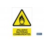▷ Señal ¡Peligro! materias comburentes | Ferreidea