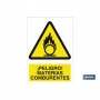 ▷ Señal ¡Peligro! materias comburentes | Ferreidea