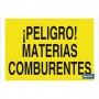 ▷ Cartel ¡Peligro! materias comburentes | Ferreidea