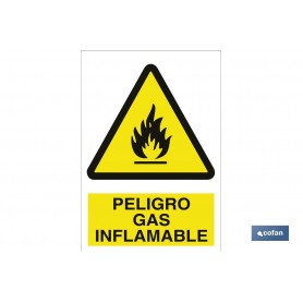 ▷ Señal Peligro gas inflamable | Ferreidea