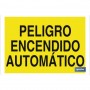 ▷ Cartel Peligro encendido automático | Ferreidea