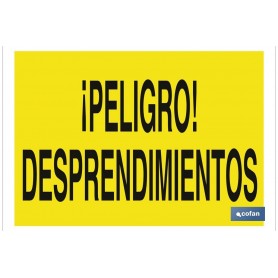 ▷ Cartel ¡Peligro! desprendimientos | Ferreidea