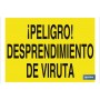 ▷ Cartel ¡Peligro! desprendimiento de viruta | Ferreidea