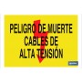 ▷ Cartel Peligro de muerte cables de alta tensión | Ferreidea