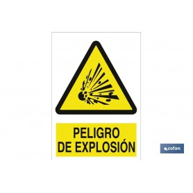 ▷ Señal Peligro de explosión | Ferreidea