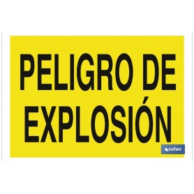 ▷ Cartel Peligro de explosión | Ferreidea